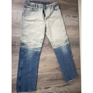 Wrangler Men’s 13MWZ Two Tone Cowboy Cut Original Fit Western Denim Jeans 34x32